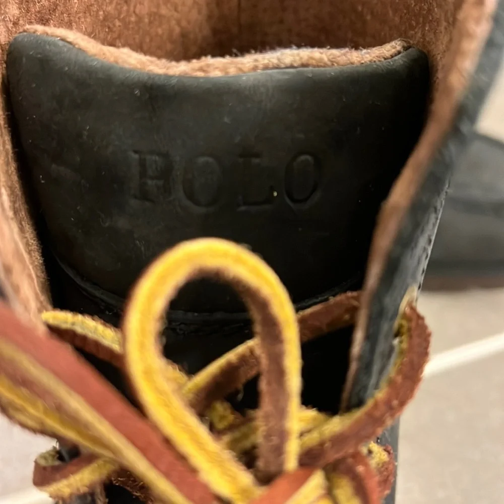 Polo Ralph Lauren Ranger County Boots Strap Grey nubuck Men’s Size 12